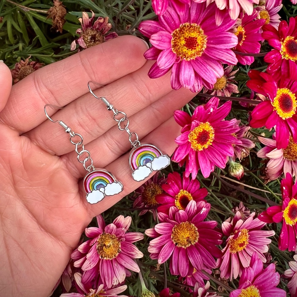 Rainbow earrings